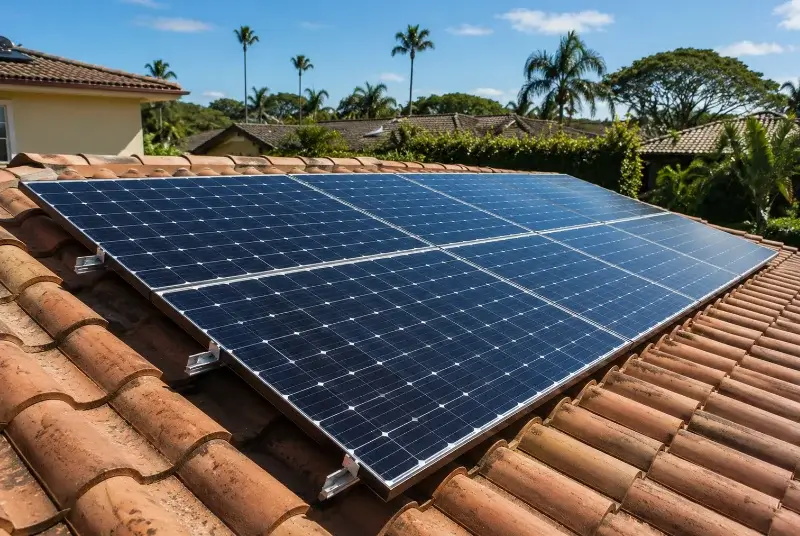 Installation de panneaux solaires à la Roche-de-Glun